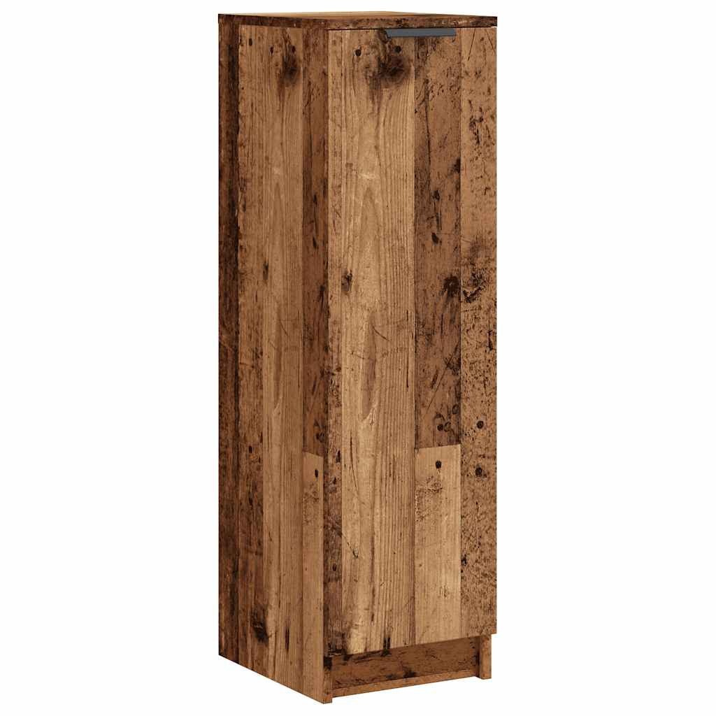 antik fa színű szerelt fa cipőszekrény 29,5 x 35 x 100,5 cm