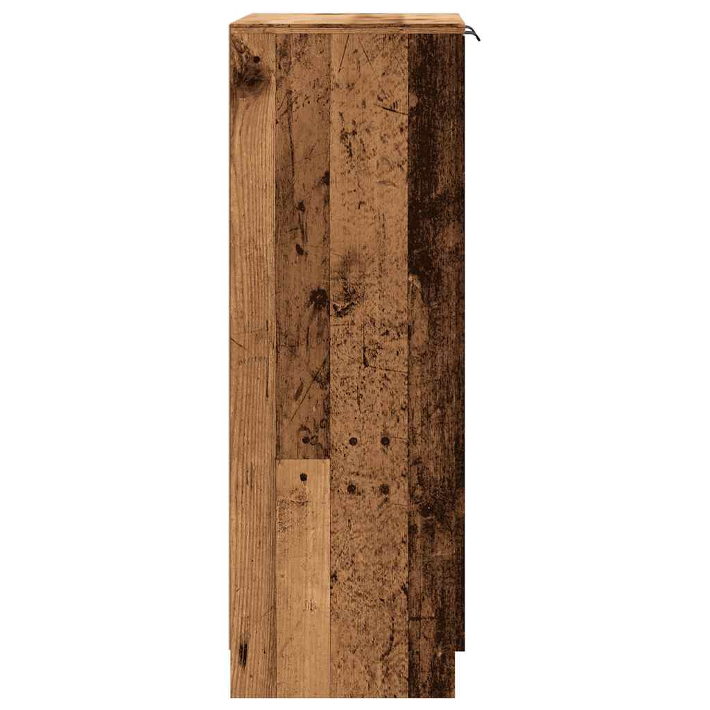 vidaXL antik fa színű szerelt fa cipőszekrény 59 x 35 x 100,5 cm