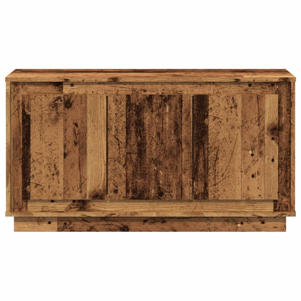 antik fa színű szerelt fa tálalószekrény 102 x 35 x 55 cm