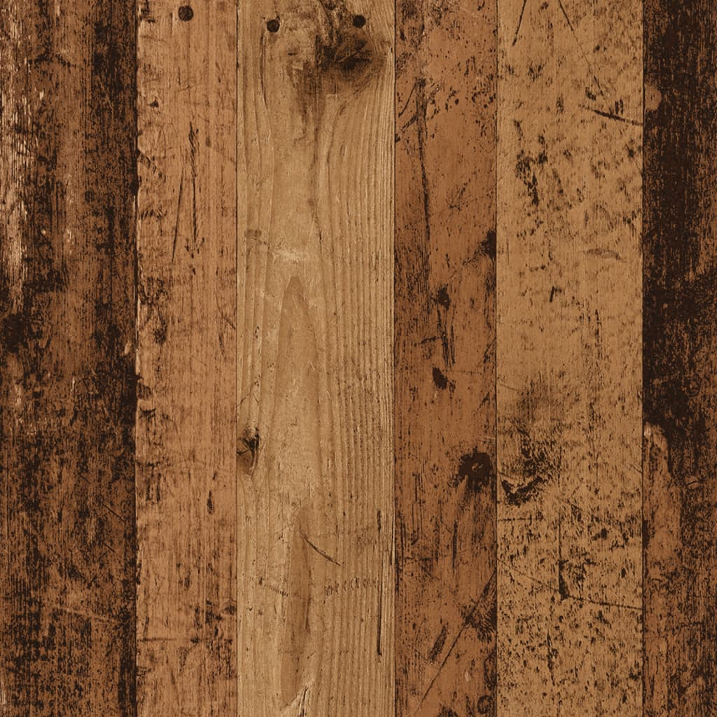 antik fa színű szerelt fa magasszekrény 36 x 35,5 x 103,5 cm