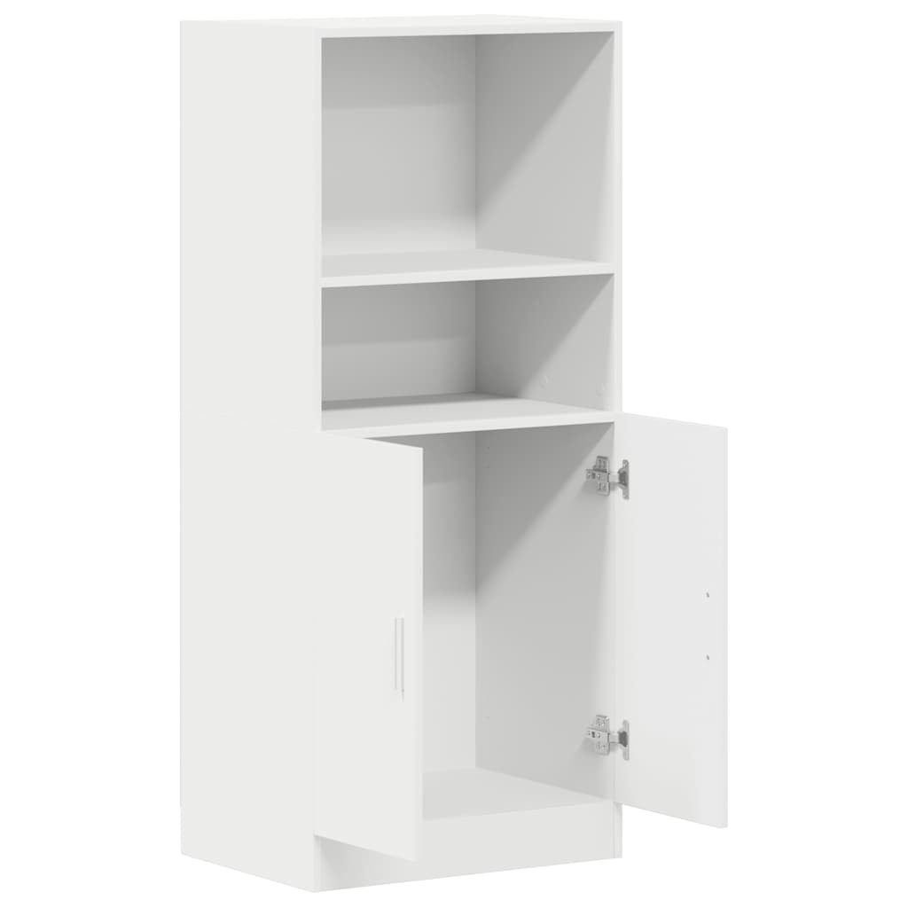 fehér szerelt fa konyhaszekrény 57x41,5x131,5 cm fehér szerelt fa konyhaszekrény 57x41,5x131,5 cm