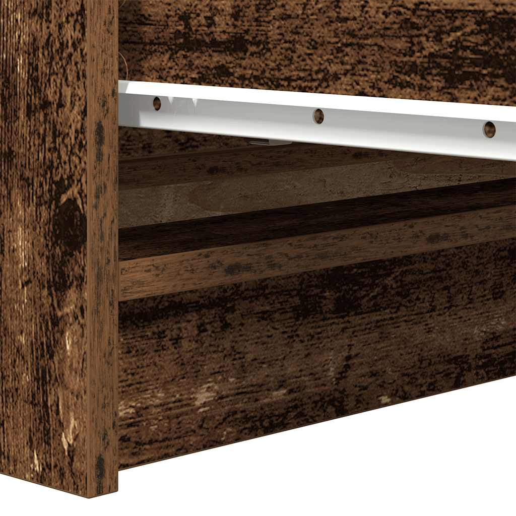 antik fa szerelt fa tálalószekrény 80x35x76 cm