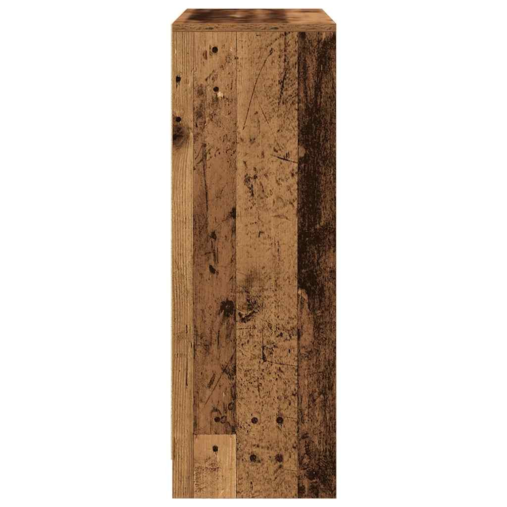 antik fa komód fiókokkal és ajtókkal 73x31x90 cm