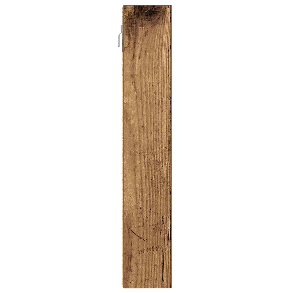 Kiállító szekrény polcokkal Öreg fa 100 x 8,5 x 50 cm Faanyag