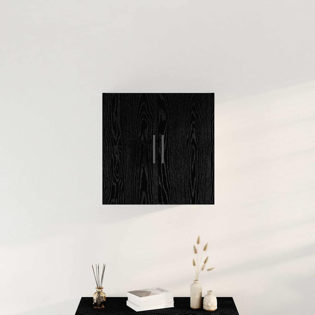 Fali Szekrény Fekete tölgy 60 x 31,5 x 60 cm Faanyag