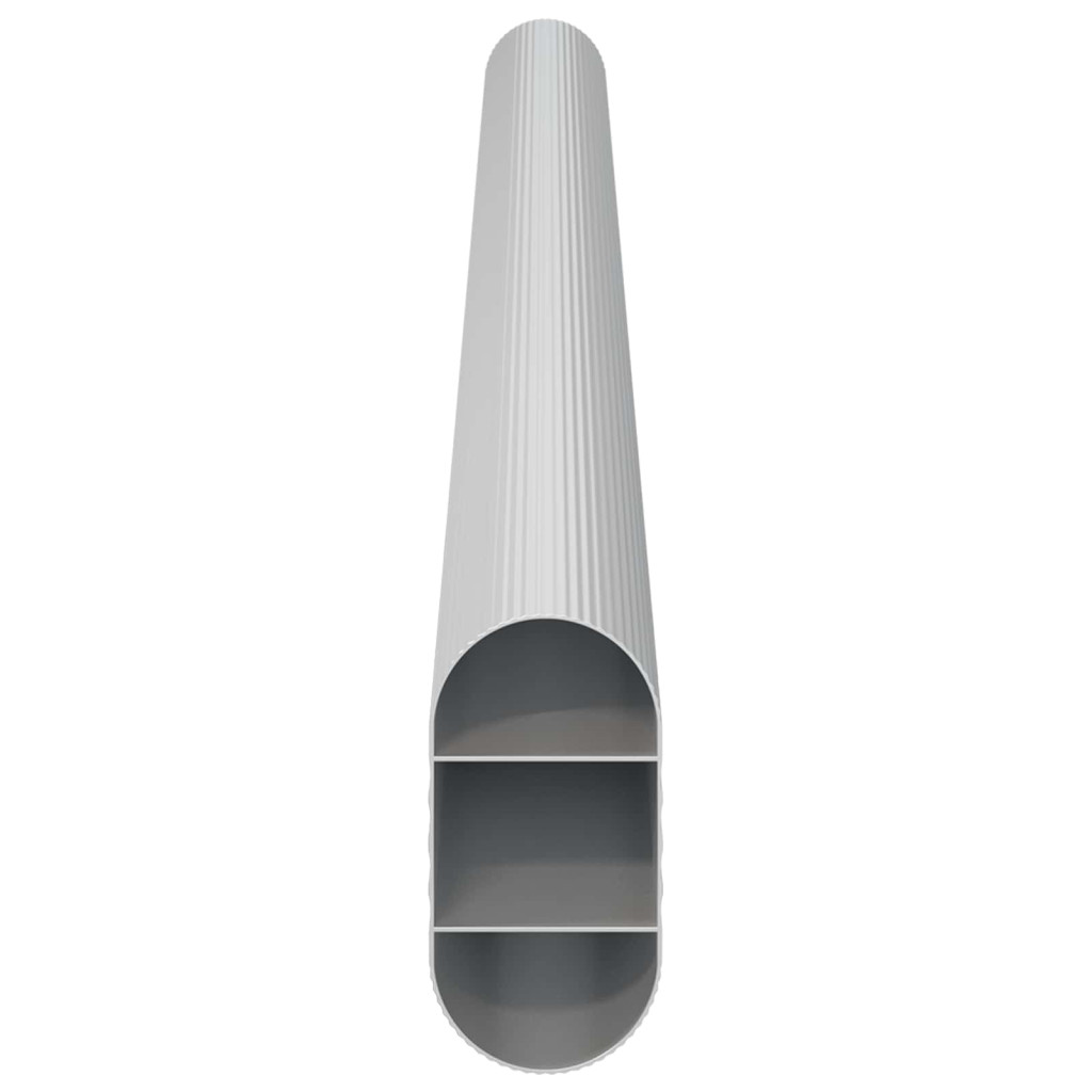Szekrény rúd 12 pcs Ezüst 764 x 15 x 29 mm Alumínium ötvözet