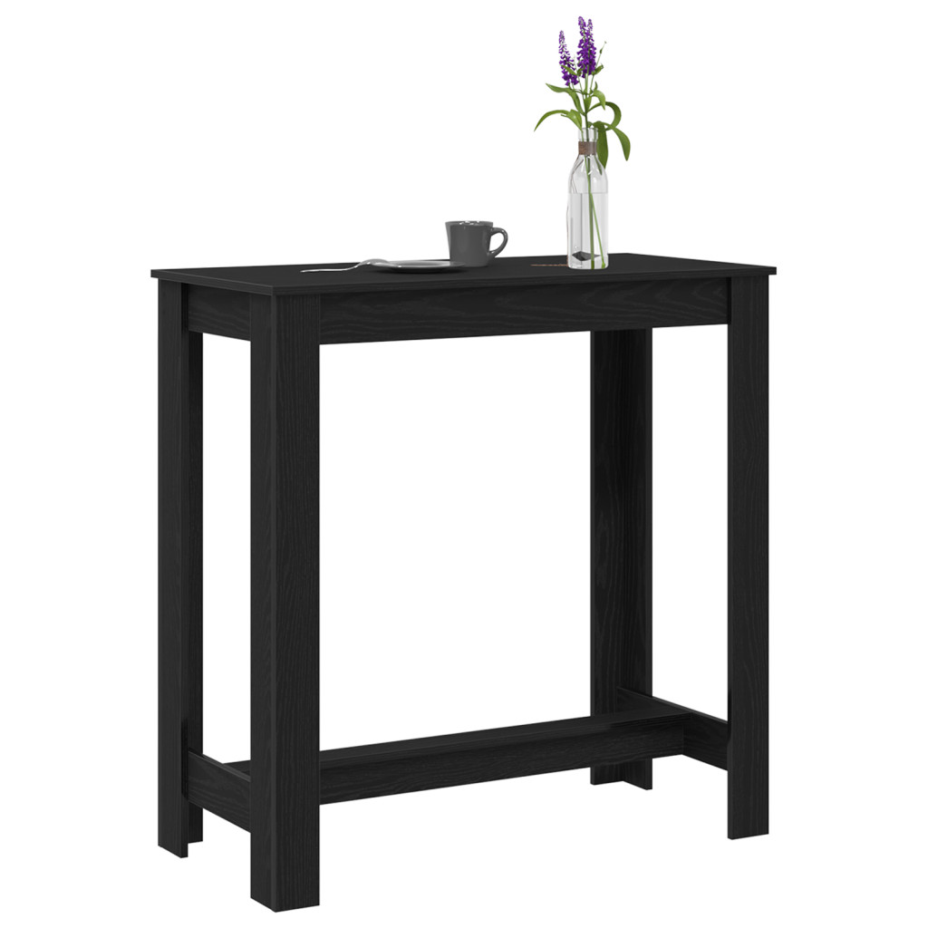 Fekete Tölgy Bárasztal 102x50x103,5 cm Mérnöki Fa