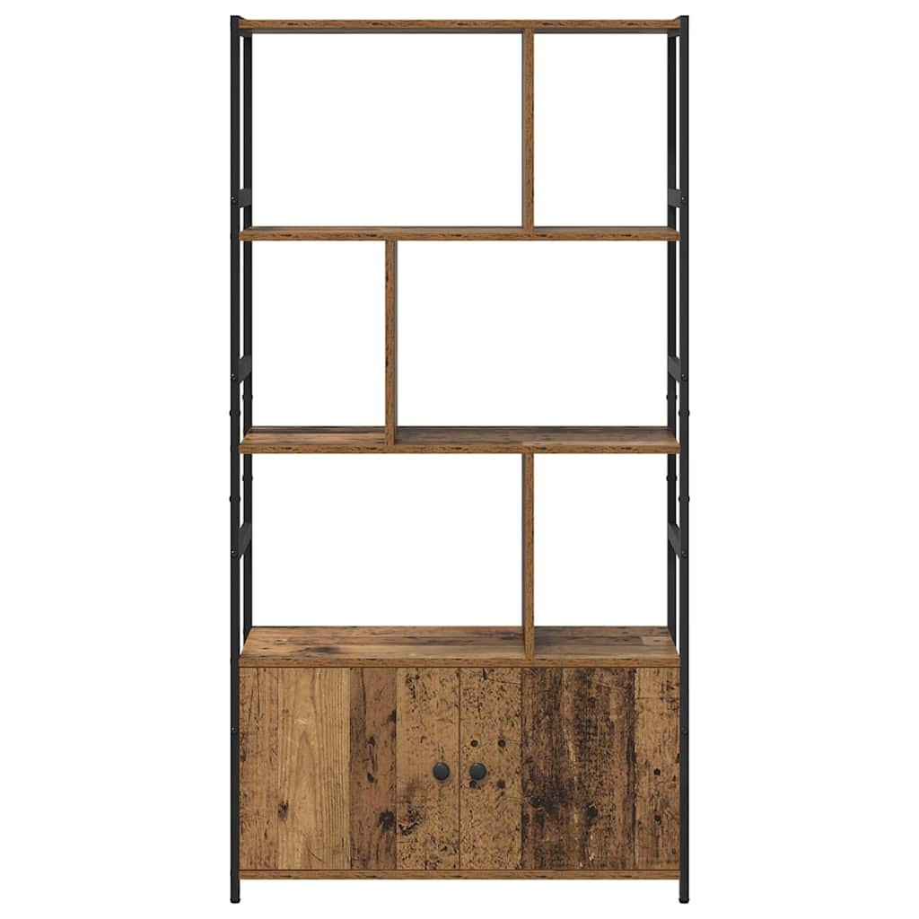 Könyvespolc Régi fa 80 x 30 x 155.5 cm Faanyag