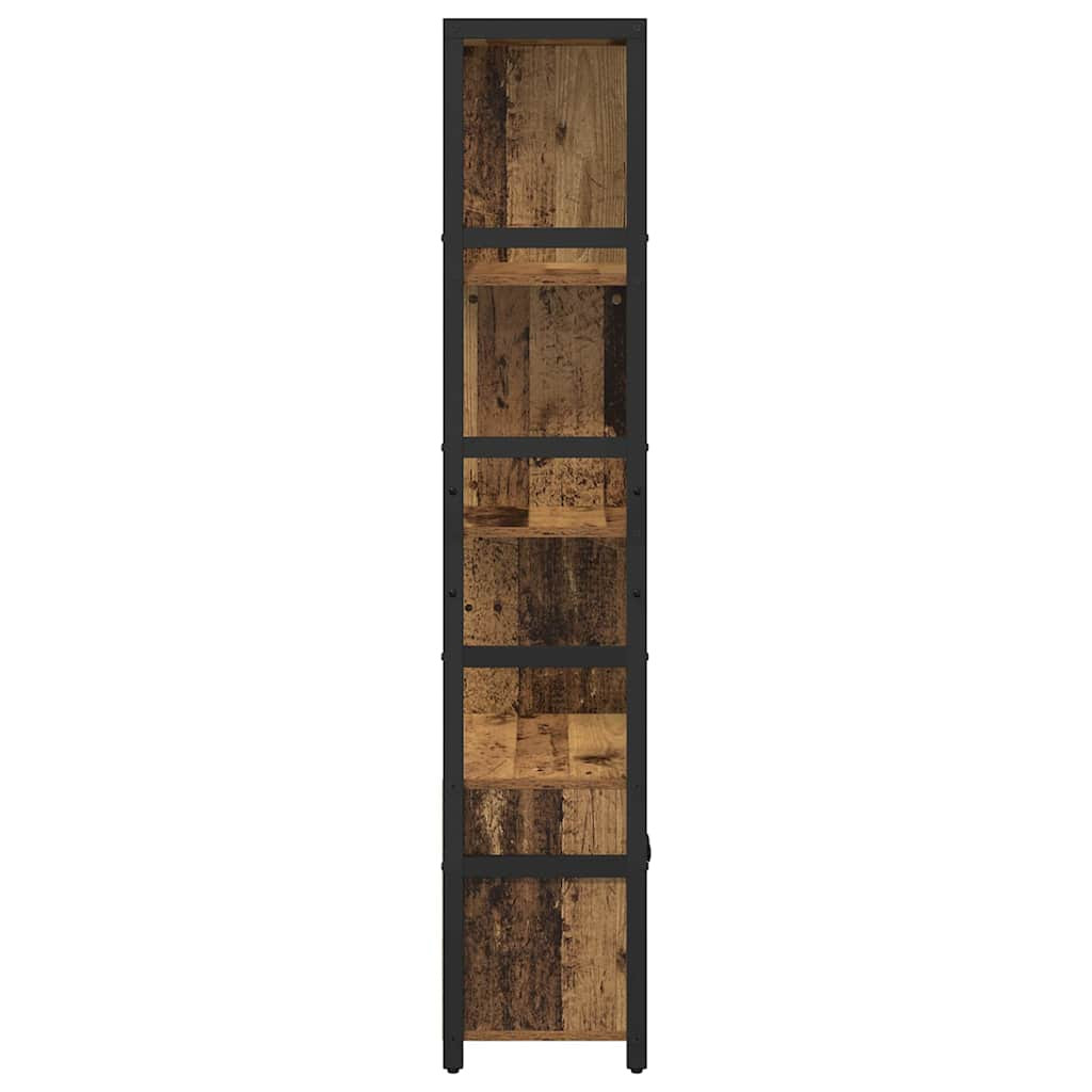 Könyvespolc Régi fa 80 x 30 x 155.5 cm Faanyag