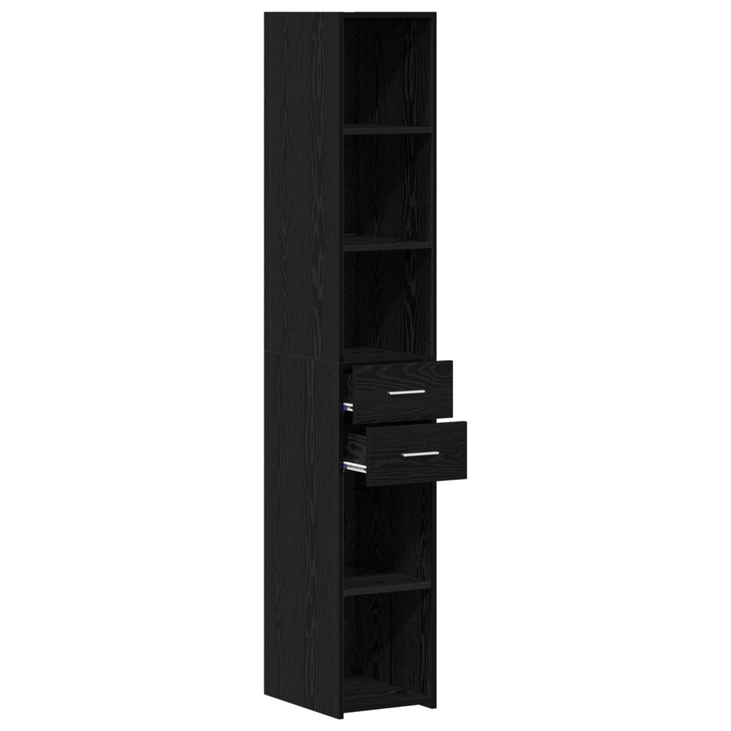 Magas fekete tölgy 30x42,5x185 cm Mérnöki fa