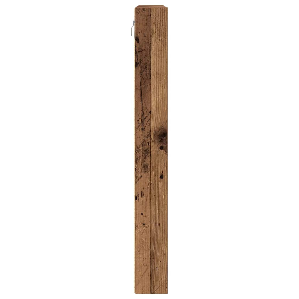 Kiállító szekrény polcokkal Öreg fa 100 x 8,5 x 75 cm Faanyag