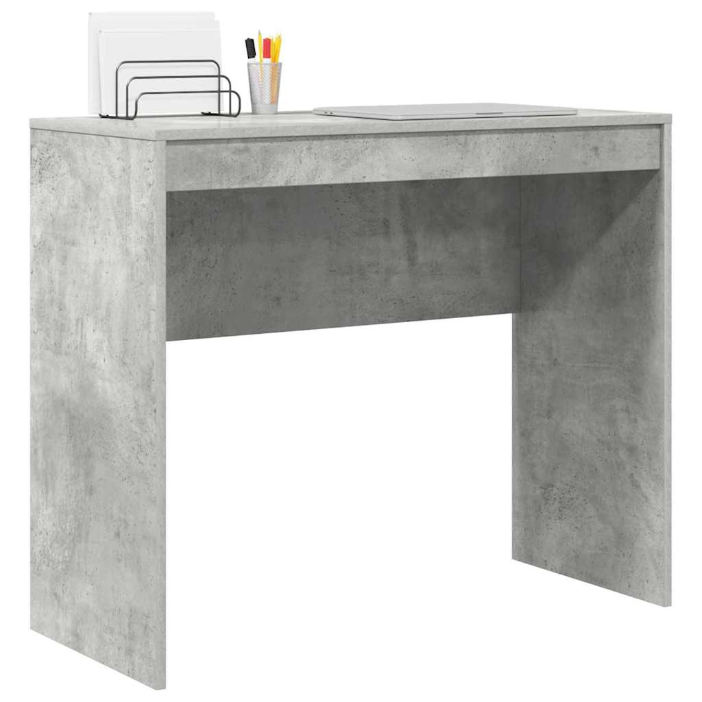 Asztal Beton szürke 90 x 40 x 76 cm Faanyag