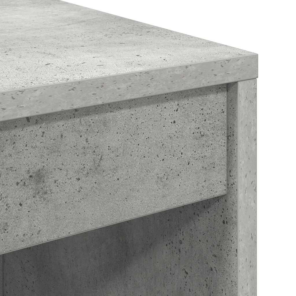Asztal Beton szürke 90 x 40 x 76 cm Faanyag