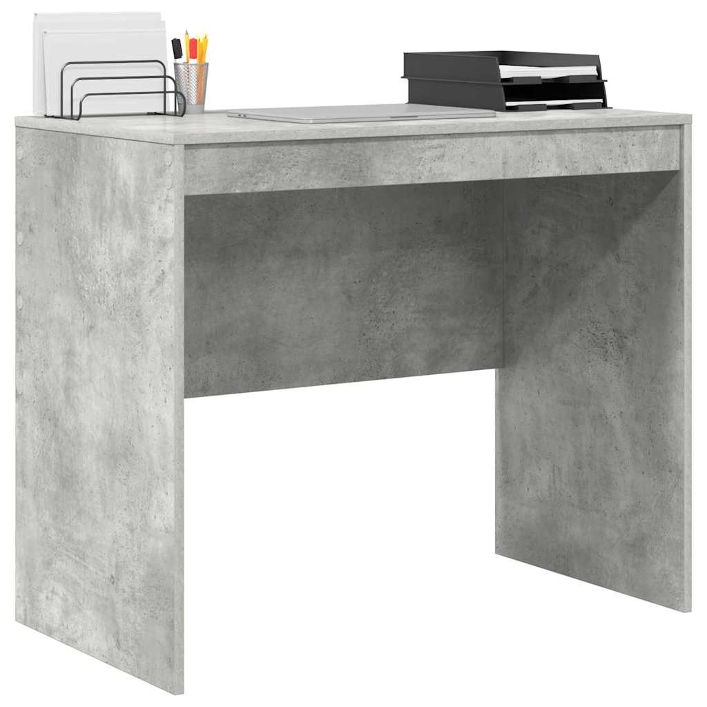 Asztal Beton szürke 90 x 50 x 76 cm Faanyag