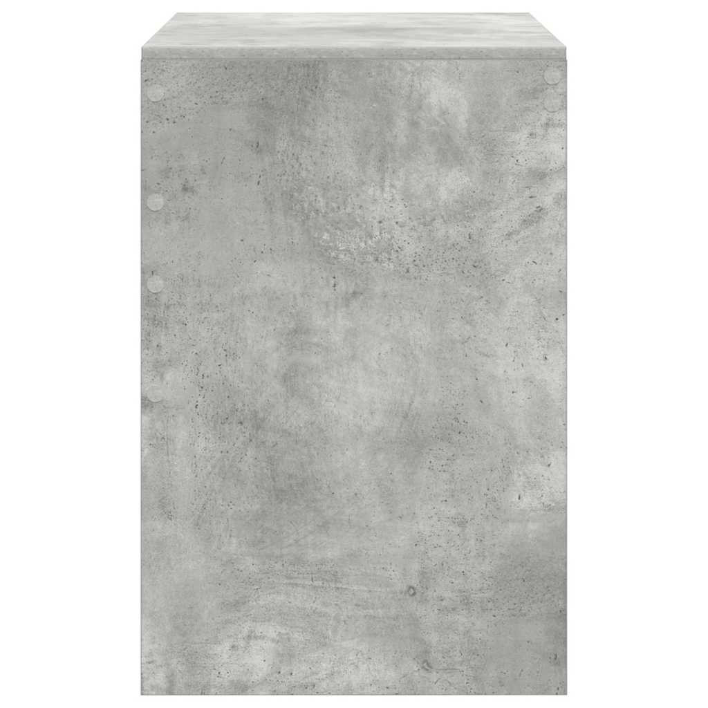Asztal Beton szürke 100 x 50 x 76 cm Faanyag