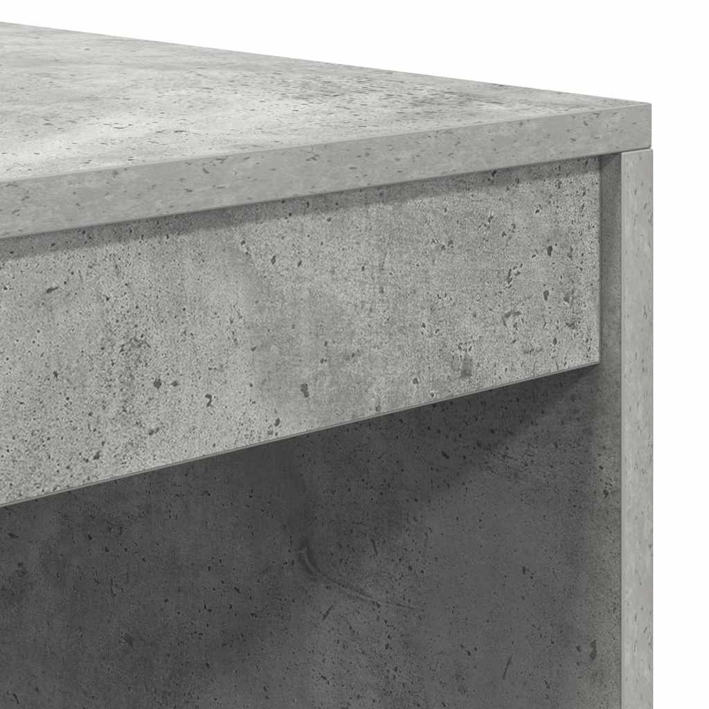 Asztal Beton szürke 100 x 50 x 76 cm Faanyag