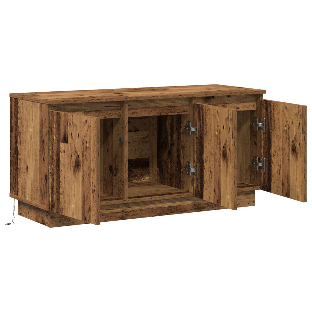 TV Szekrény Régi Fa 100x38x49 cm Szerelt Fa