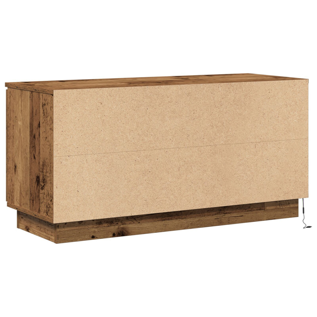 TV Szekrény Régi Fa 100x38x49 cm Szerelt Fa