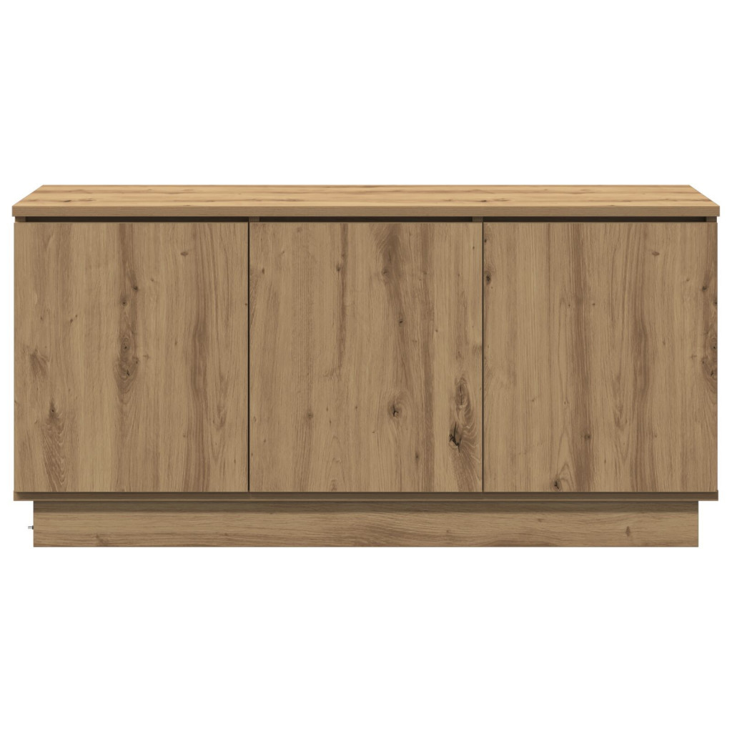 TV Szekrény Tölgyfa 100x38x49 cm Szerelt Fa