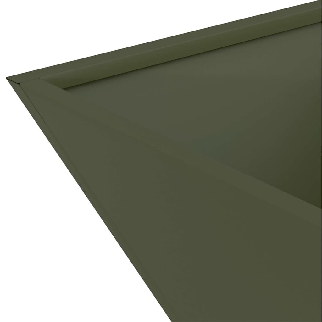 Kerti Tál Ültető 5 pcs Oliva zöld 35 x 35 x 15 cm Acél