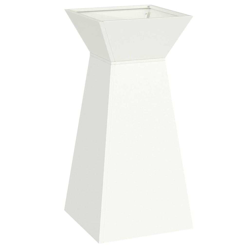 Pillér Ültető 2 pcs Fehér 35 x 35 x 73 cm Acél