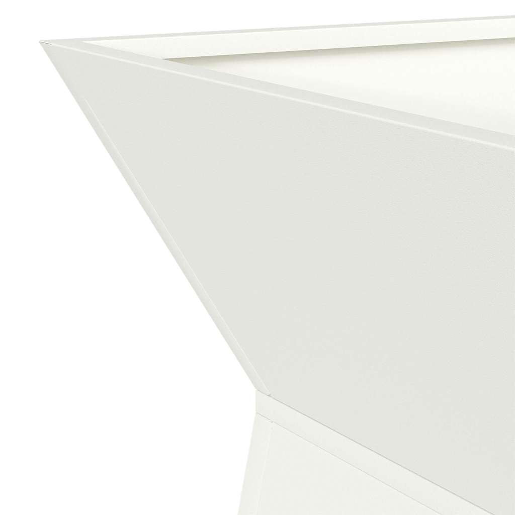 Pillér Ültető 2 pcs Fehér 35 x 35 x 73 cm Acél