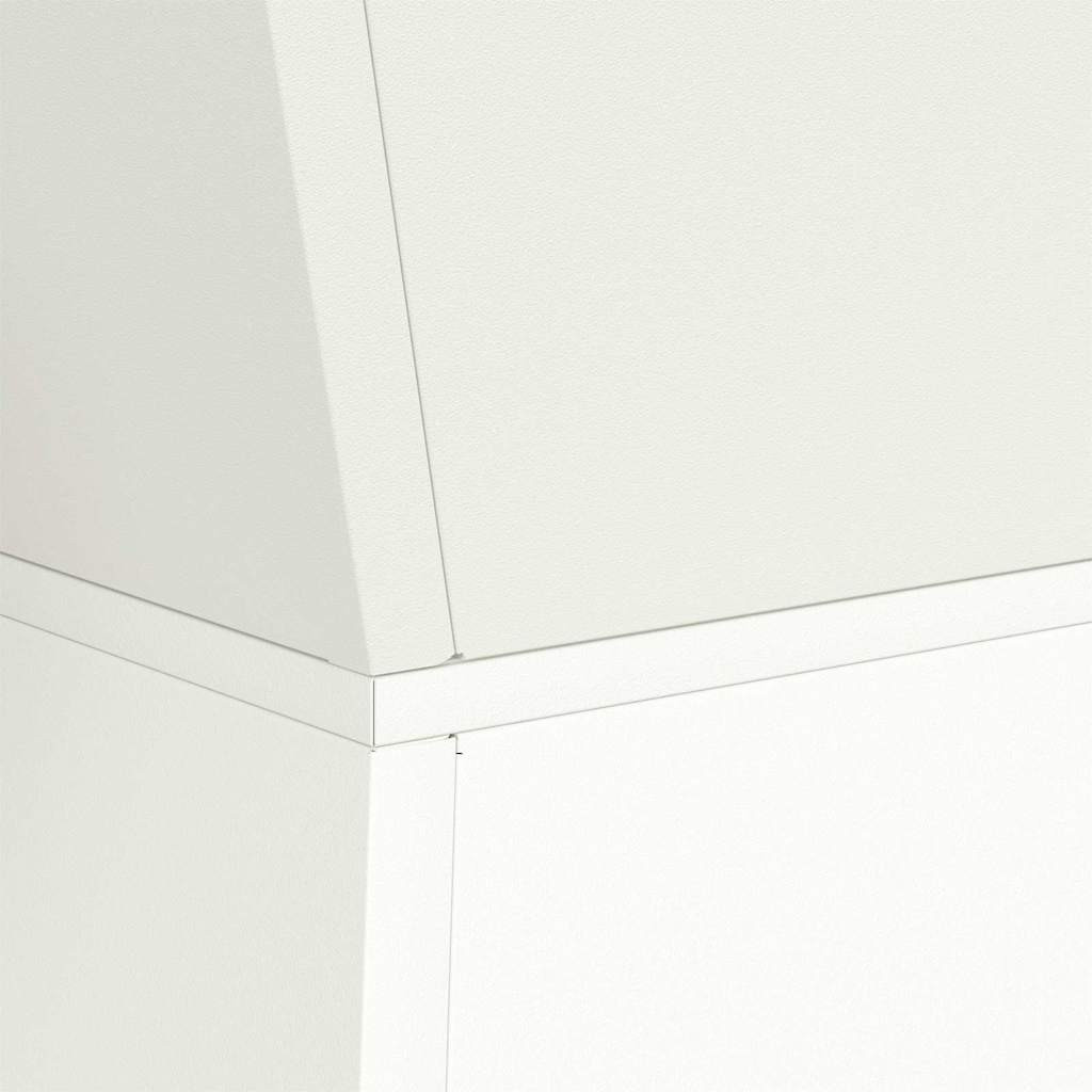 Pillér Ültető 2 pcs Fehér 35 x 35 x 73 cm Acél
