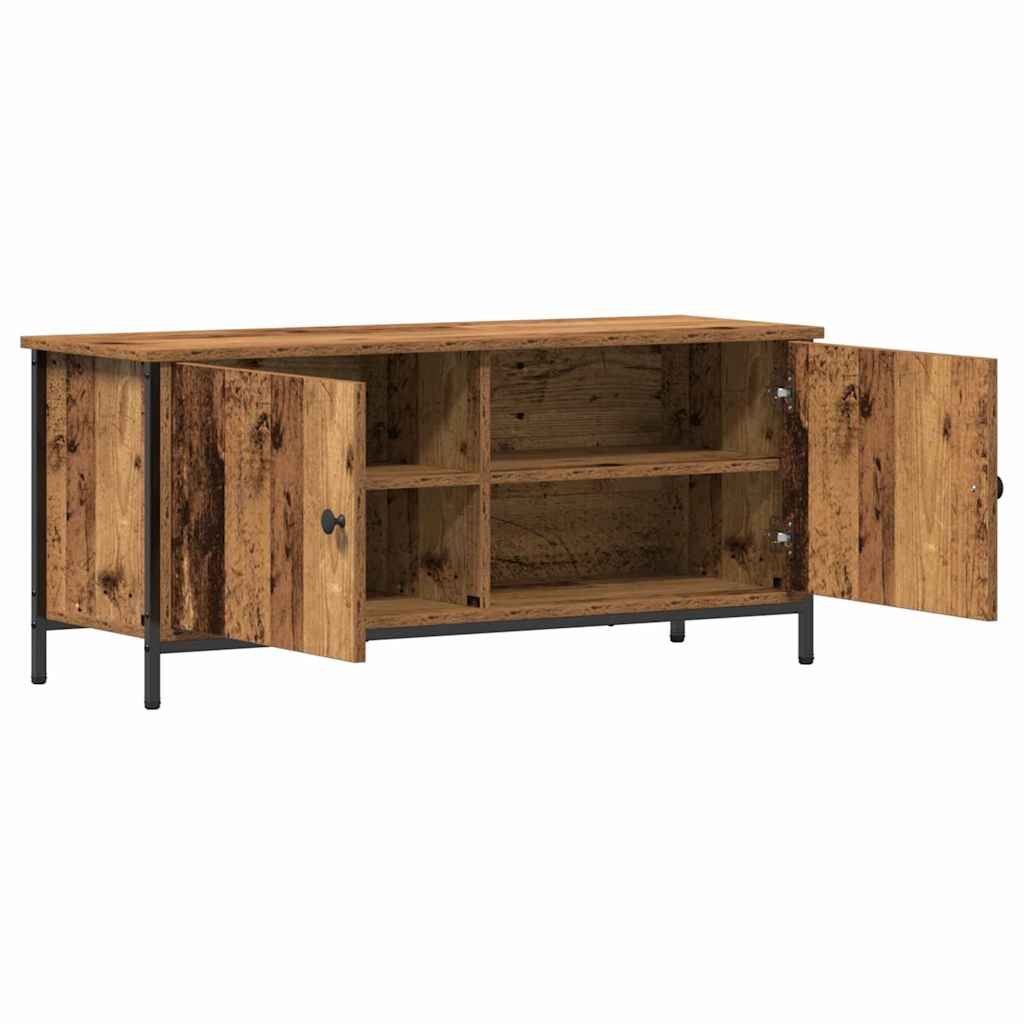 TV szekrény Öreg fa 100 x 35 x 45 cm Faanyag TV szekrény Öreg fa 100 x 35 x 45 cm Faanyag