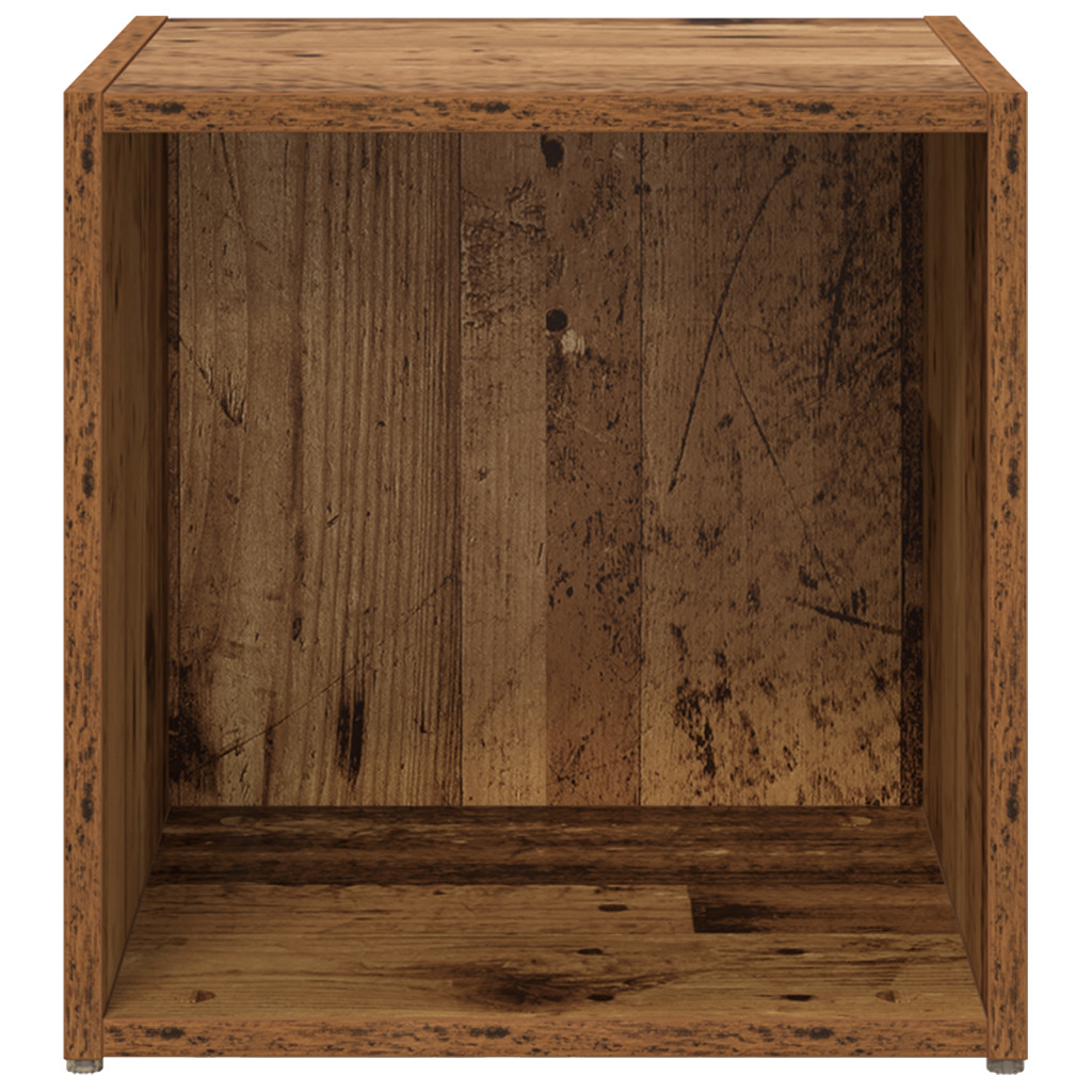 TV szekrények - 4 db régi fa - 37 x 35 x 37 cm - Mérnöki fa