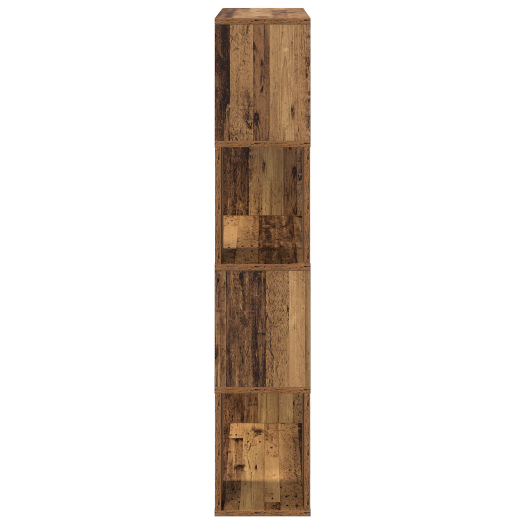 könyvespolc Régi fa Szerelt fa 80 x 24 x 124 cm Polc