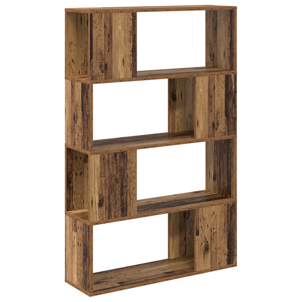könyvespolc Régi fa Szerelt fa 80 x 24 x 124 cm Polc