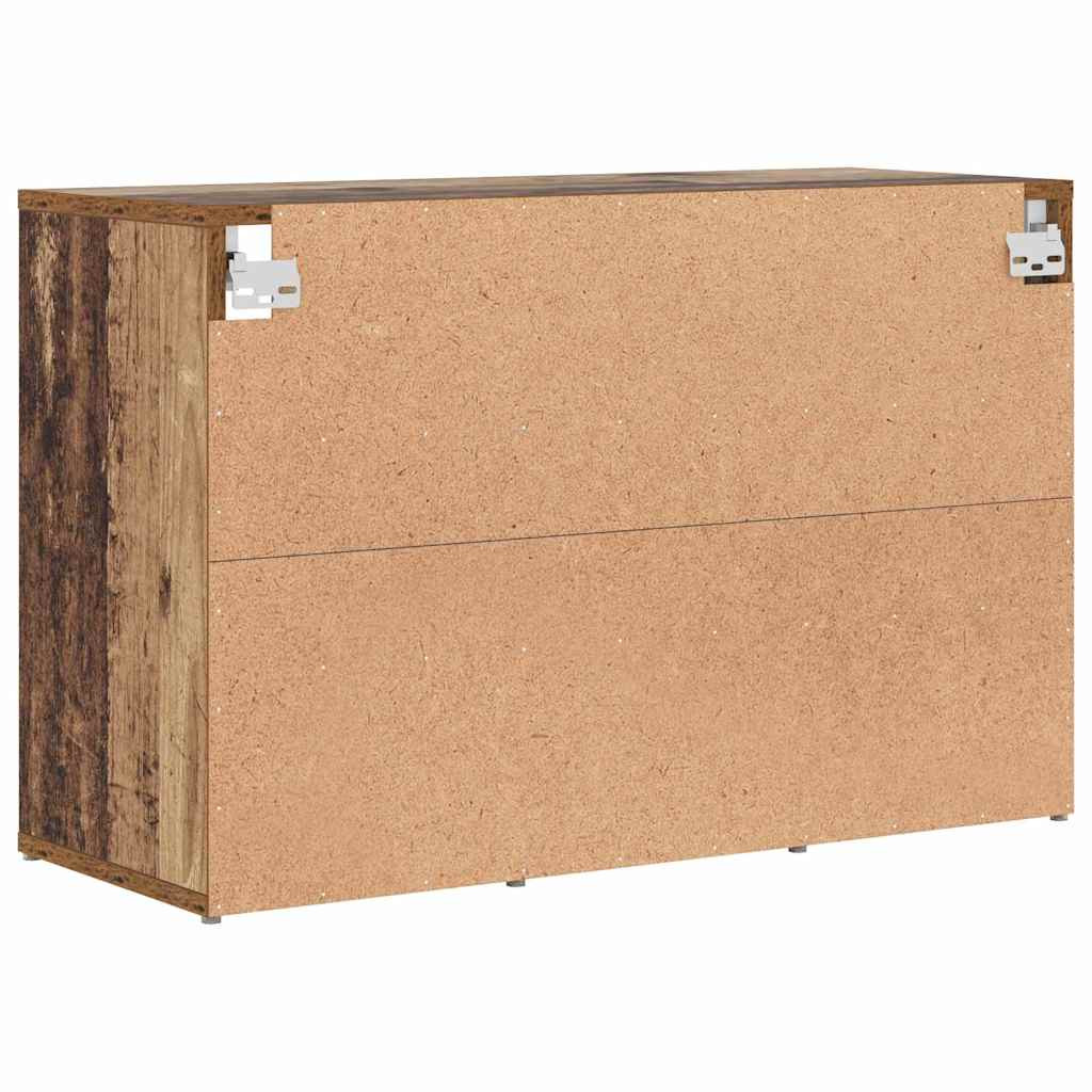 Cipősszekrény polcokkal Régi fa 77.5 x 30 x 51 cm Faanyag