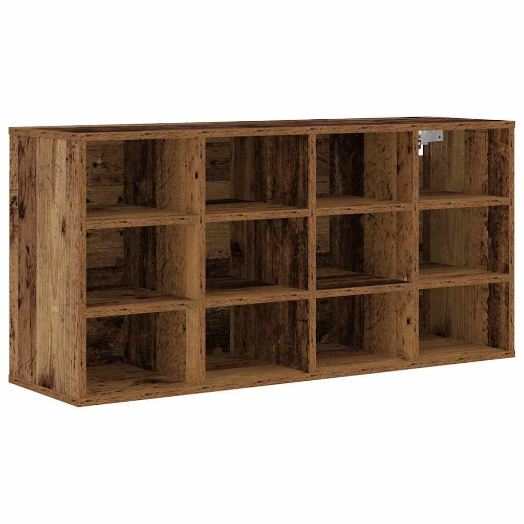 Cipősszekrény polcokkal Régi fa 103 x 30 x 51 cm Faanyag