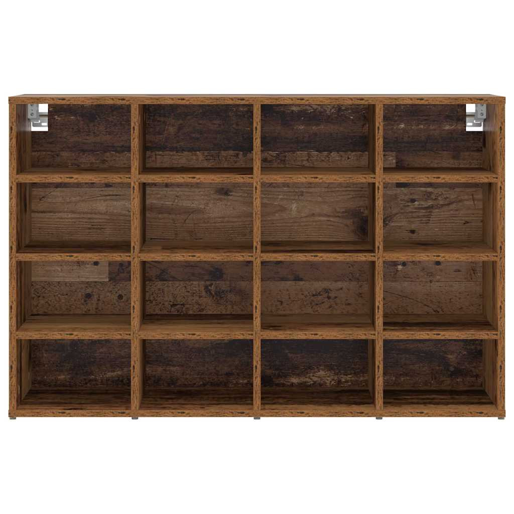 Cipősszekrény polcokkal Régi fa 103 x 30 x 67 cm Faanyag