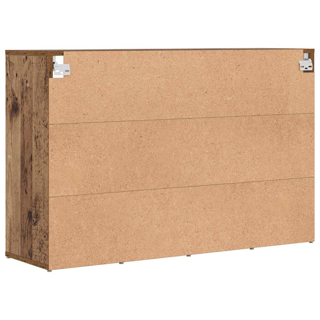 Cipősszekrény polcokkal Régi fa 103 x 30 x 67 cm Faanyag