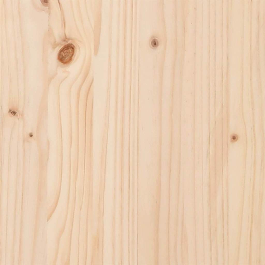 Ágykeret fejtámlával Sötétszürke 135 x 190 cm Tömör fenyőfa
