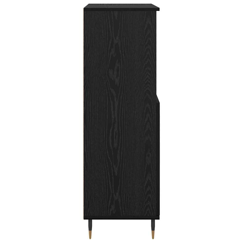 Magasfiú Fekete 60 x 36 x 110 cm Faanyag