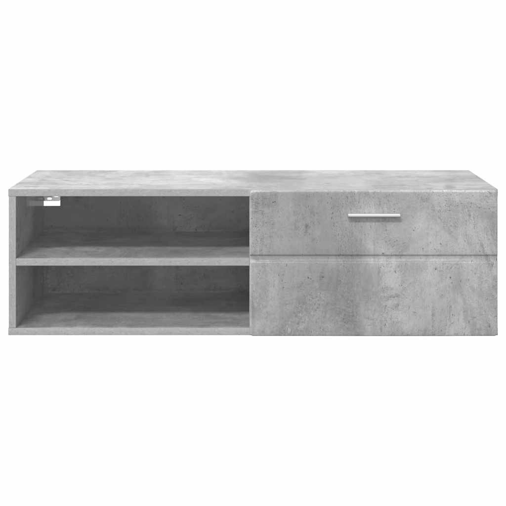 TV szekrény fiókkal Magasfényű fehér 100.5 x 39 x 30 cm Faanyag