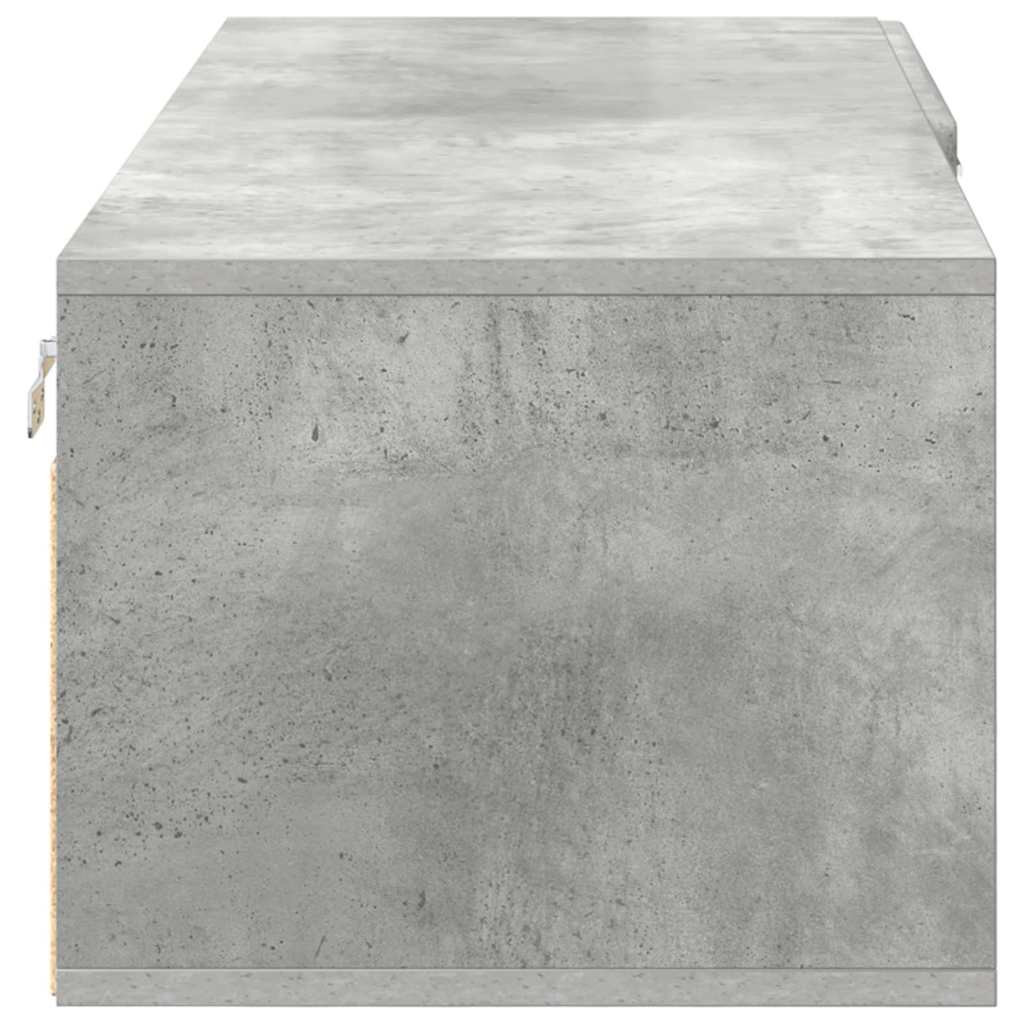 TV szekrény fiókkal Magasfényű fehér 100.5 x 39 x 30 cm Faanyag