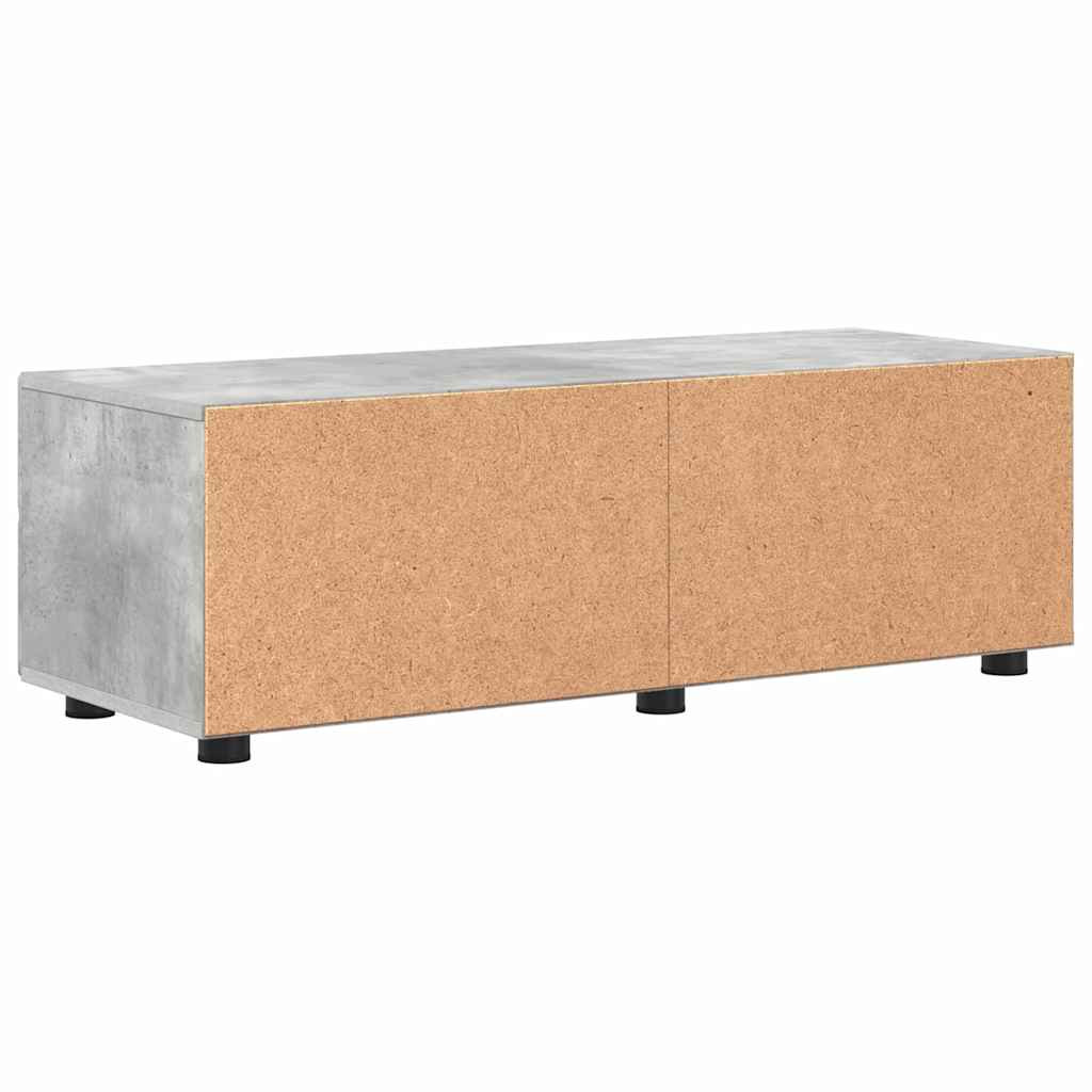 TV szekrény fiókkal Magasfényű fehér 100.5 x 39 x 30 cm Faanyag