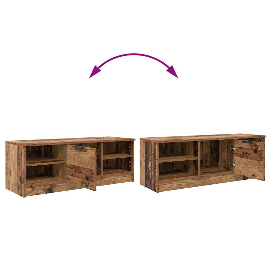TV szekrény Öreg fa 102 x 35 x 36,5 cm Faanyag