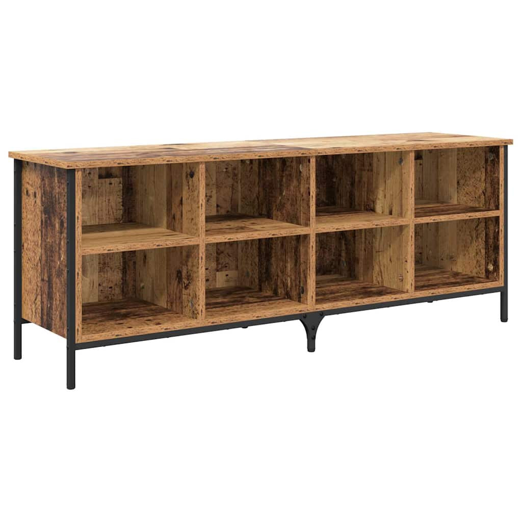 Cipőszekrény Öreg fa 131 x 35 x 50 cm Műszaki fa és vas