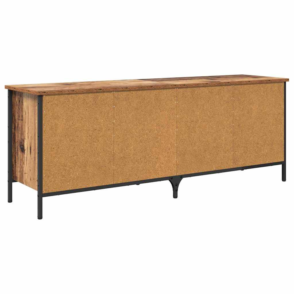Cipőszekrény Öreg fa 131 x 35 x 50 cm Műszaki fa és vas