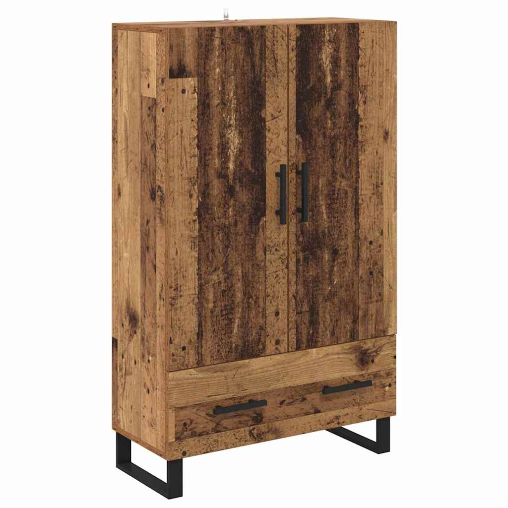 Magasfiú fiókkal Öreg fa 69,5 x 30 x 115 cm Faanyag