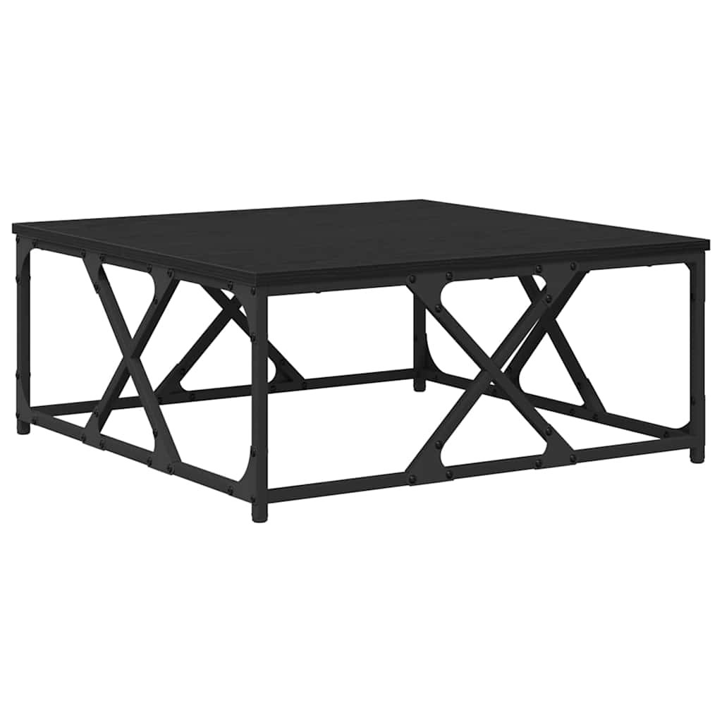 Dohányzóasztal Musta tammi 70 x 70 x 30 cm Faanyag