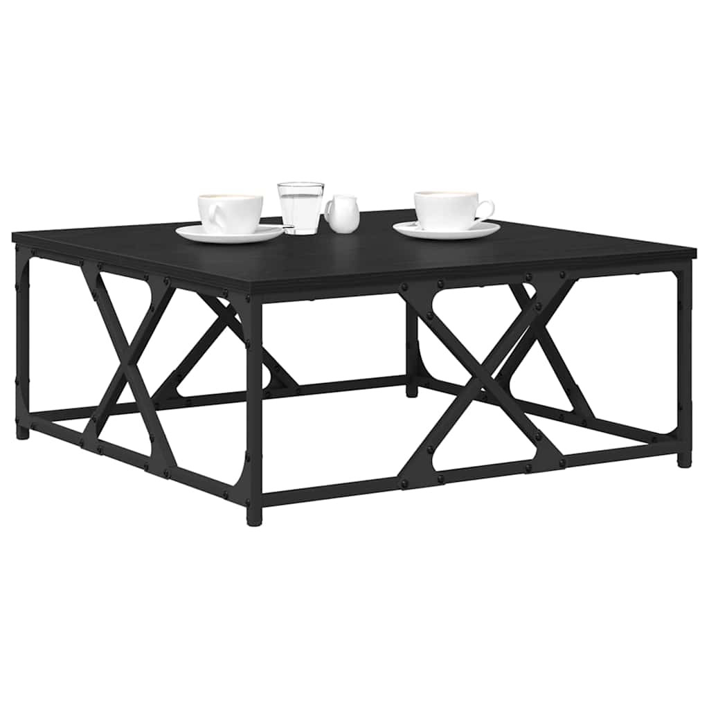 Dohányzóasztal Musta tammi 70 x 70 x 30 cm Faanyag