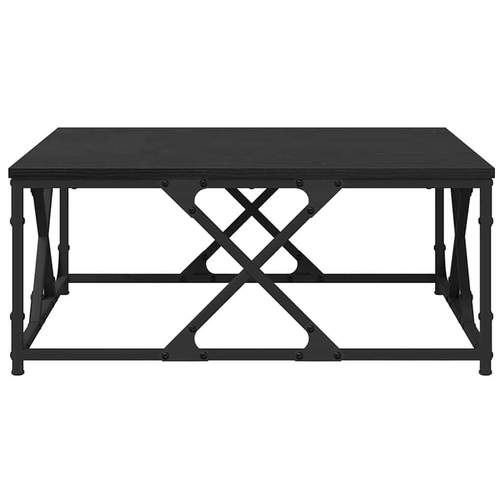 Dohányzóasztal Musta tammi 70 x 70 x 30 cm Faanyag