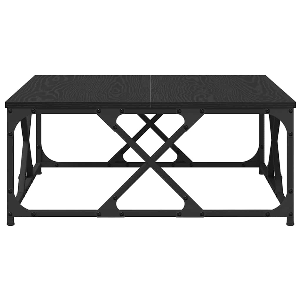 Dohányzóasztal Musta tammi 70 x 70 x 30 cm Faanyag