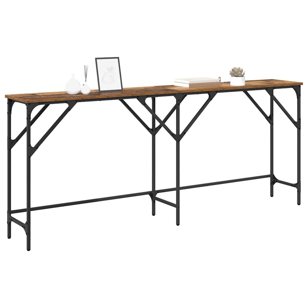 Konzolasztal Régi fa 180 x 29 x 75 cm Faanyag