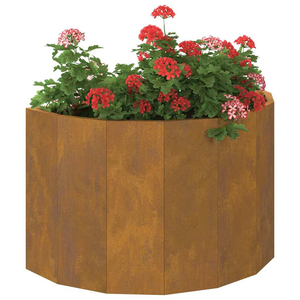 Növénytartó Rozsdás 60 x 30 x 35 cm Időjárásálló acél